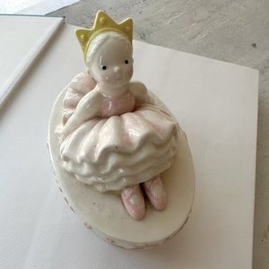 Mud Pie trinkets, and treasures, ballerina box